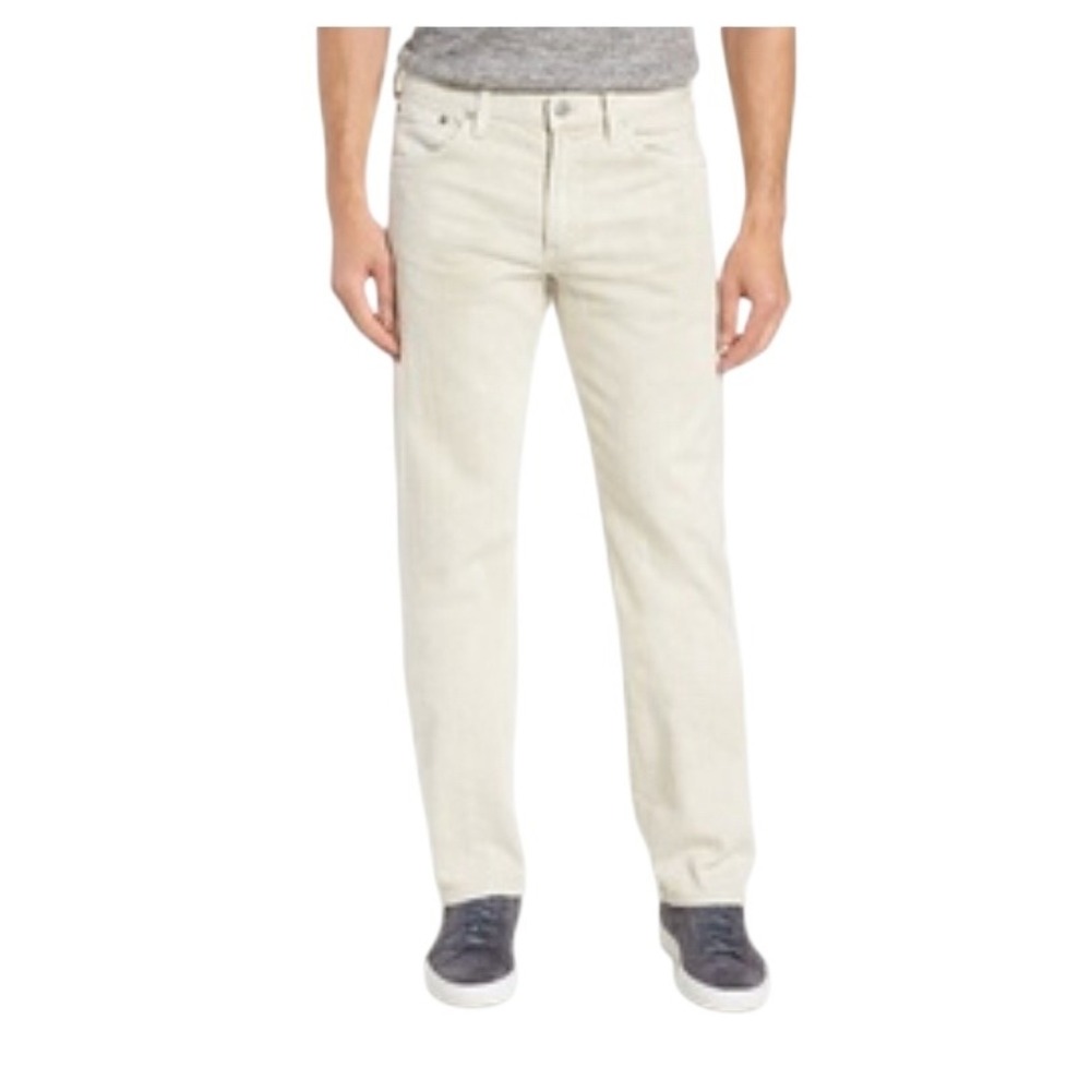 Citizens of Humanity  Mens‎ Size 33 Sid Jeans Beige Denim Pants Casual